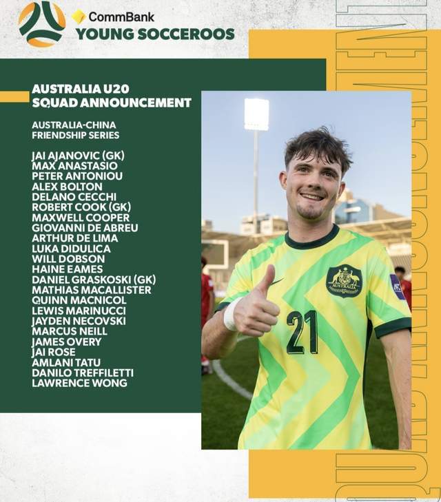 江南体育APP-抓紧了！18岁华裔天才来华参赛：已多次入选澳大利亚国青队